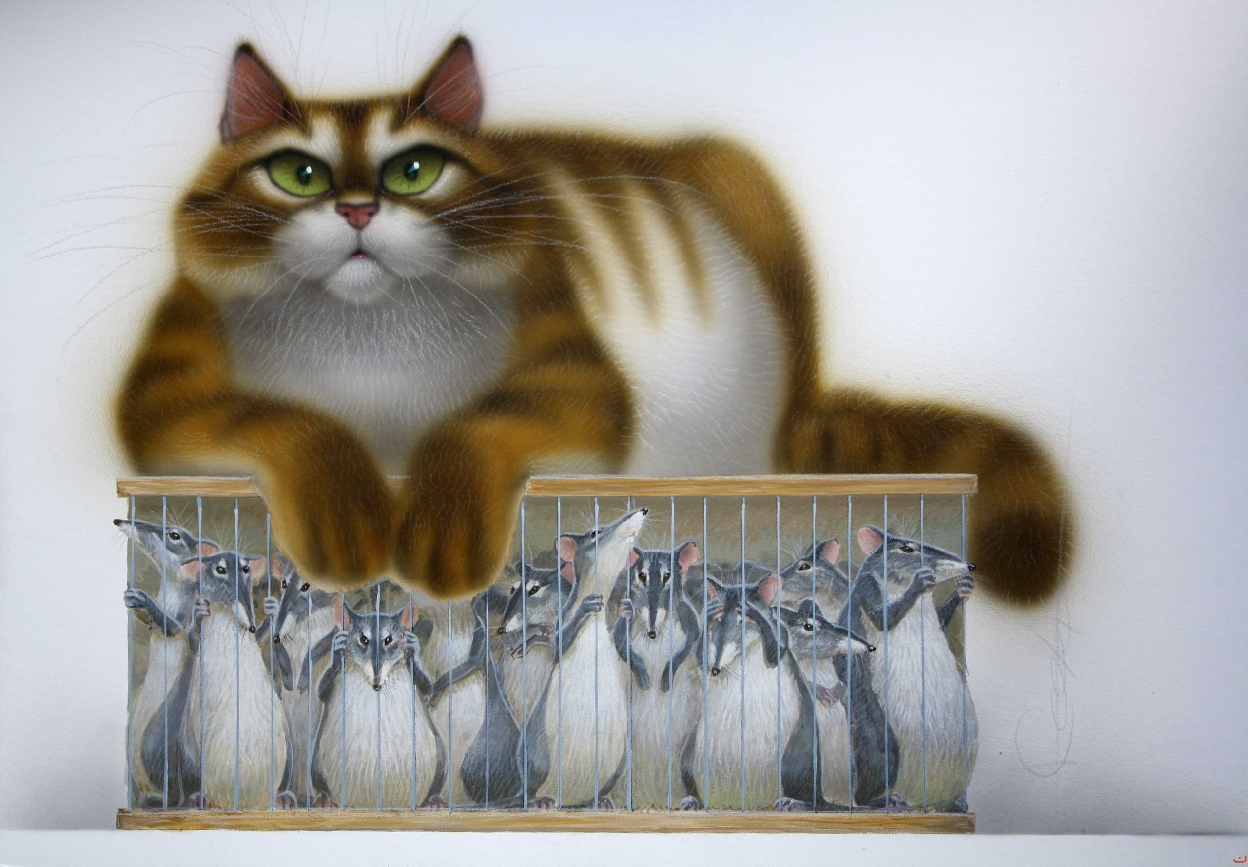 Толстый котяра повелитель крыс