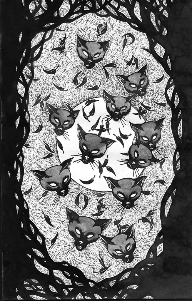 Лунный котопад