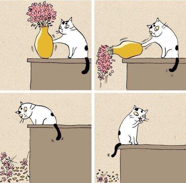 Пошаговая зарисовка как надо шкодить