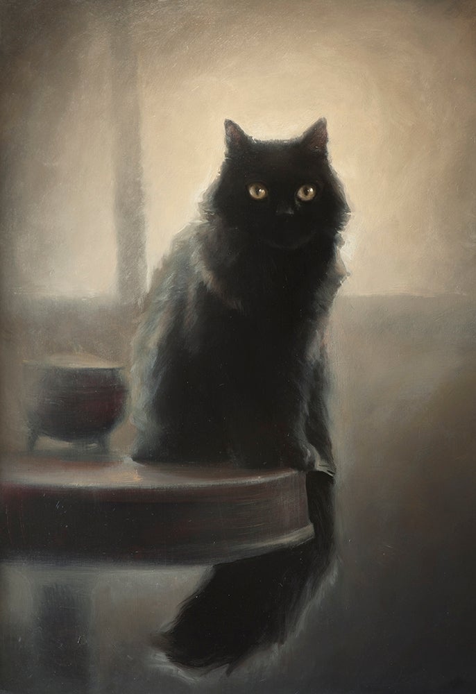 Натюрморт с кошкой