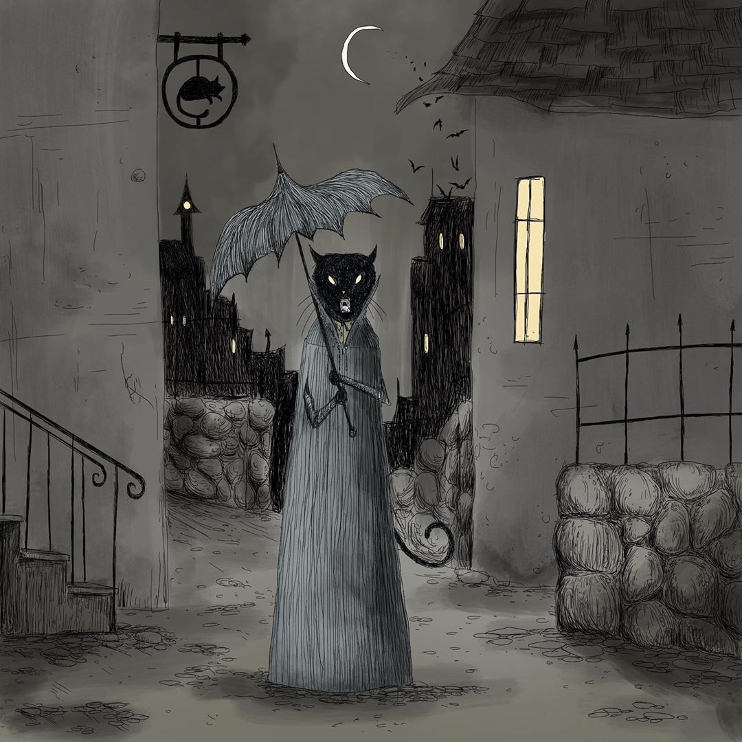 Дама с зонтиком