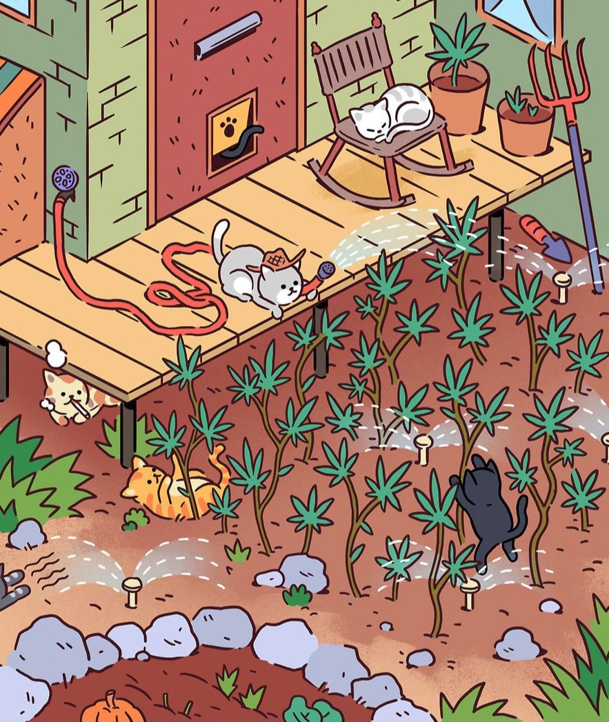 Котята огородники