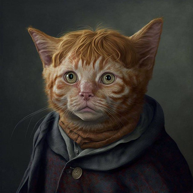 Кот в пальто