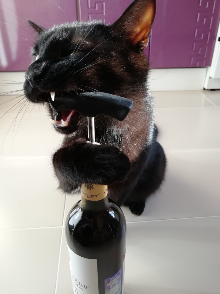 Винишка хочется, помогите же открыть