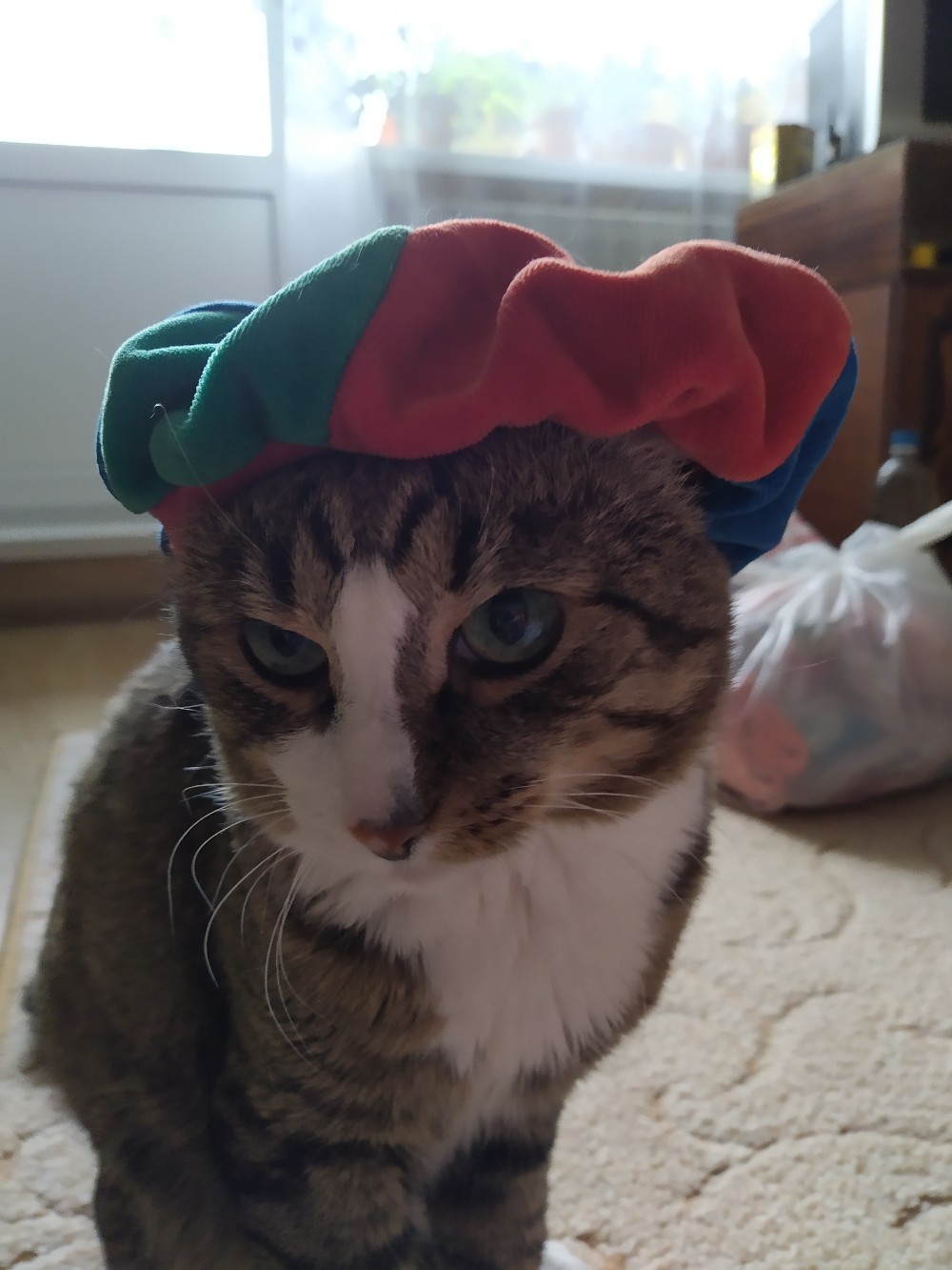 Снимите эту штуку с моей головы, она мне не нравится