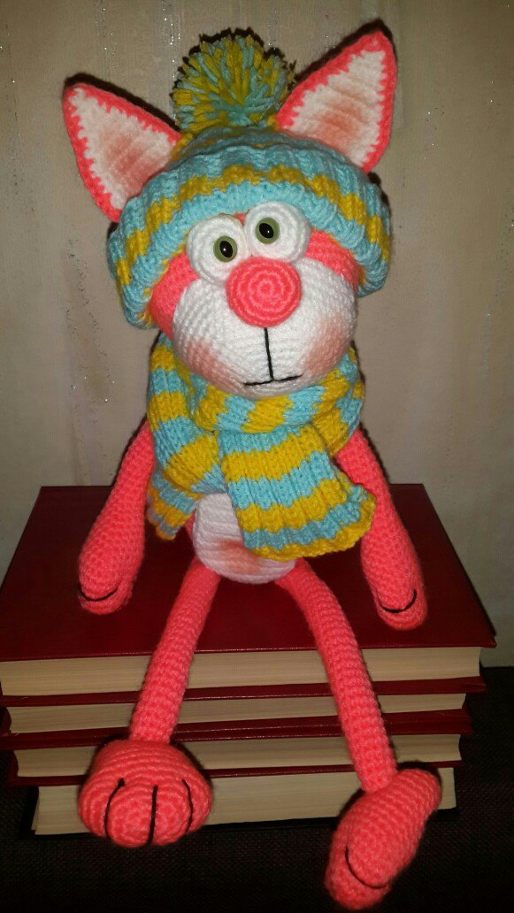 Вязаная кошечка